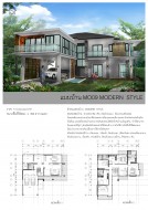 แบบบ้านMO09 Modern style